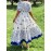 Plus Size, Women's Elegant Maxi Dress - Flared A-Line Formal & Casual Dresses, Easy-Care Hand Washable Everyday & Special Occasion Outfits, Cute Dresses, Special Event Attire, Nontransparent Fabric, Decorative Floral Print