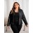[Brown Biker Jacket] Brown Faux Leather Plus Size Women's Casual Biker Jacket | Short Motorcycle Jacket with Zipper Closure, Turn-Collar & Long Sleeves for Spring/Fall, Versatile Outerwear, Sleek Design, Durable Fabric