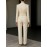 [Formal Professional Suit] New Fashionable Commuter Suit Minimalist High-End Fashionable Blazer + Trousers Formal Occasion Professional Suit, Solid Color, Long Sleeve, Regular Fit, Double Breasted, Button, Lapel Collar, H Fit, All Season, Adult