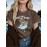 Women's Casual Short Sleeve T-Shirt - Read More Books Graphic Print with Piglets Like Doves Design, Soft Viscose Blend, Lightweight 180gsm, Maroon Book Lover Gift for Teachers & Readers, Machine Washable
